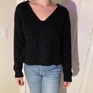 Black Fuzzy Sweater